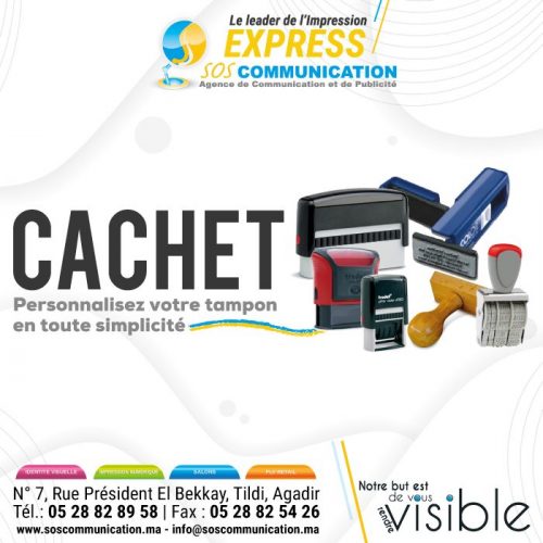 Annonce: Cachet Personnalisé