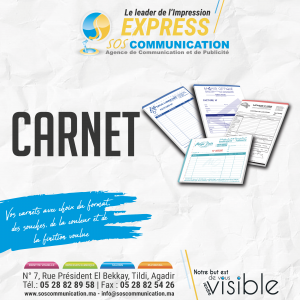 Annonce Carnet personnalisé