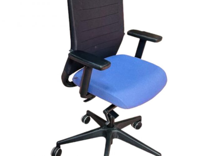 Image annonce: Chaise à roulette Eurosit ligne S bleu