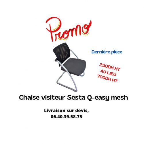 Annonce: Chaise visiteur Sesta Q-easy mesh promo