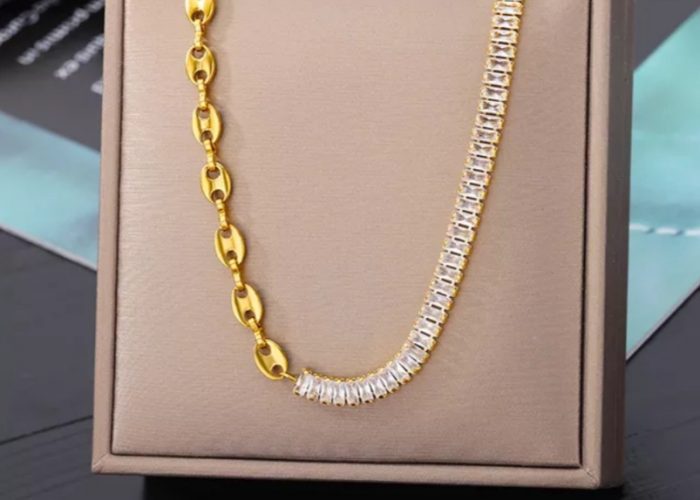 Image annonce: Collier élégant acier inoxydable