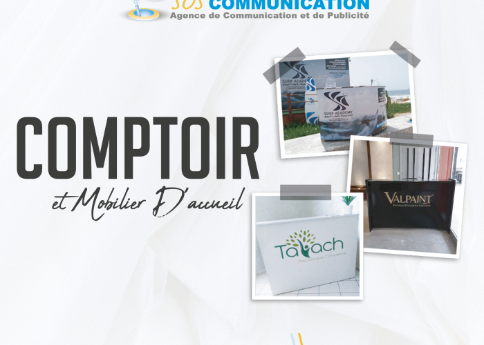 Image annonce: Comptoir et mobilier d’accueil