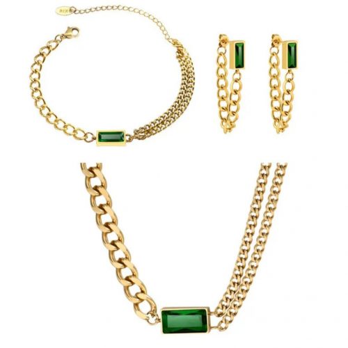 Annonce: Ensemble Collier acier inoxydable