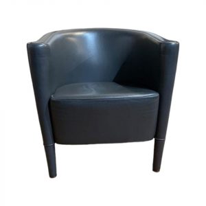 Annonce Fauteuil Rich Antonio Citterio édition Moroso 1989 en cuir Bleu