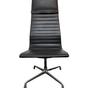 Annonce Fauteuil vitra ea 119 Charles EAMES en cuir Noir avec appui tête