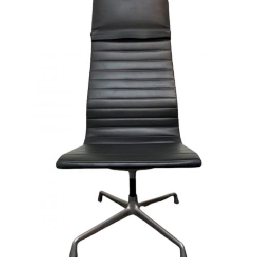 Annonce: Fauteuil vitra ea 119 Charles EAMES en cuir Noir avec appui tête