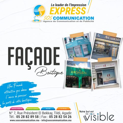 Annonce: Façade Boutique