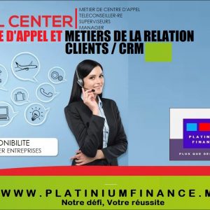 Annonce FORMATION CADRE – CENTRE D’APPELS – Réception – Emission
