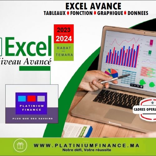 Annonce: FORMATION CADRE - EXCEL AVANCE - TABLEAUX  - FONCTION -GRAPHIQUE –DONNEES