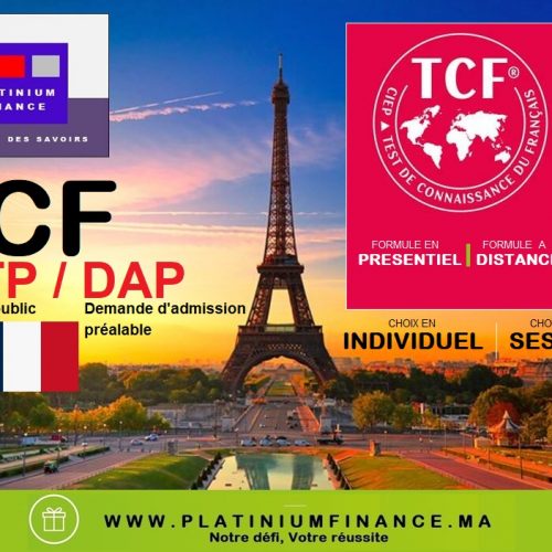 Annonce: FORMATION PREPARATOIRE –INDIVIDIDUEL- GROUPE- TCF France – TP-DAP