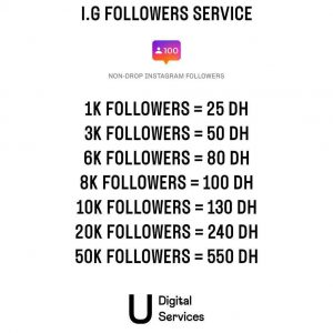 Annonce Instagram followers