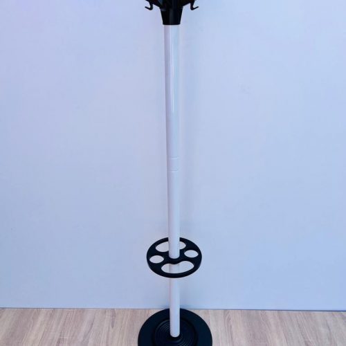 Annonce: Porte manteau gris 4 patères porte parapluie