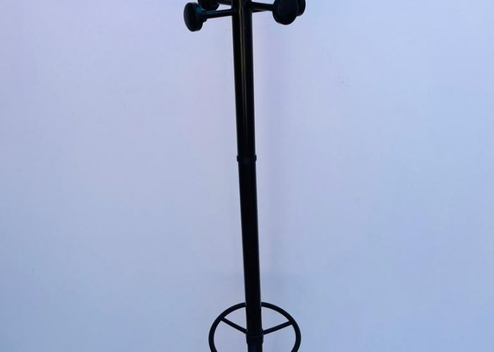 Image annonce: Porte manteau 8 patères noir avec porte parapluie