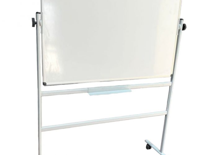 Image annonce: Tableau blanc pivotant magnétique double face 120×90