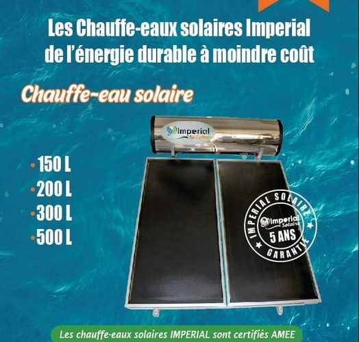 Image annonce: Chauffe eau solaire marque Imperial