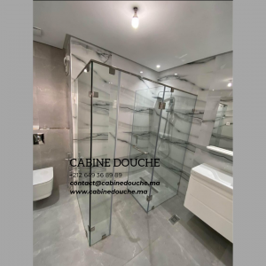 Annonce Cabine de douche en verre trempé 10mm