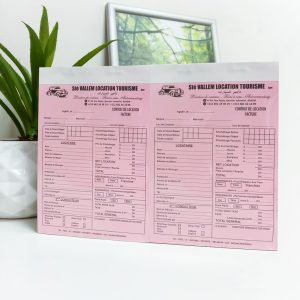 Annonce Vos carnets et reçu différents modèles