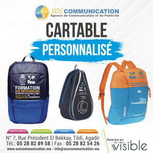 Annonce Cartable personnalisé