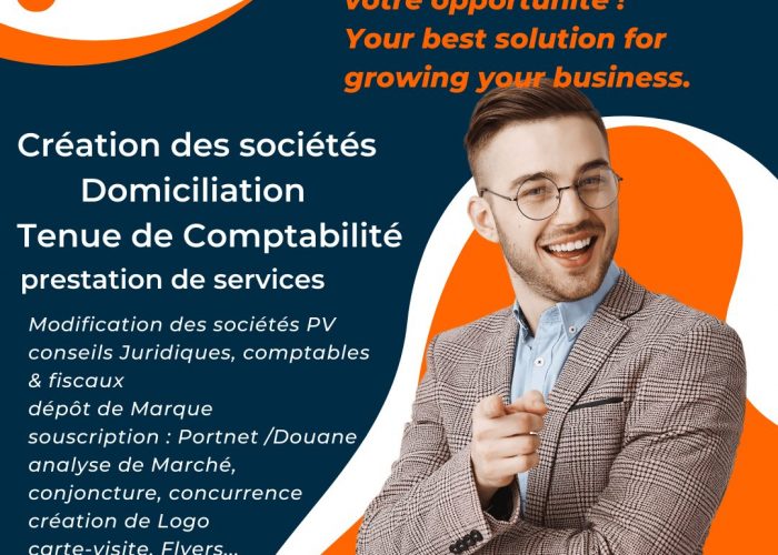 Image annonce: Création & domiciliation des sociétés / Tenue de comptabilité