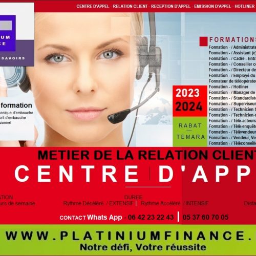 Annonce: Formation aux métiers Centre d'Appels – CRM26