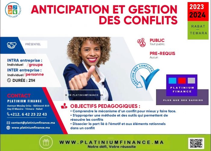 Image annonce: FORMATION PRATIQUE- ANTICIPATION ET GESTION DES CONFLITS