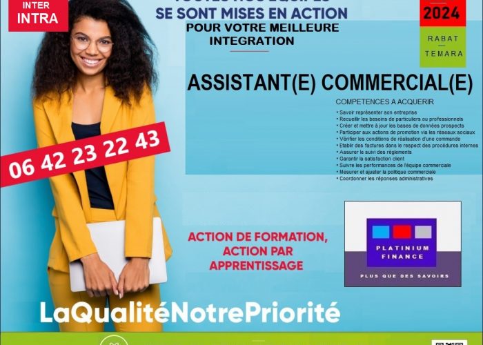 Image annonce: FORMATION PRATIQUE ASSISTANT COMMERCIAL
