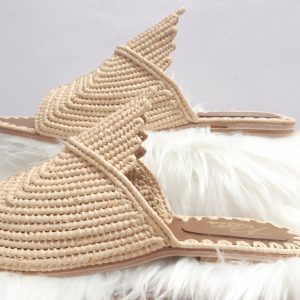 Annonce Handmade raffia Babouche