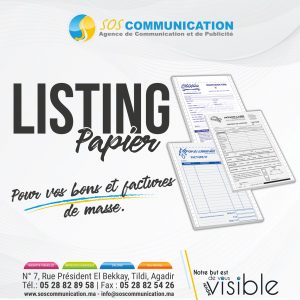 Annonce Listing personnalisé