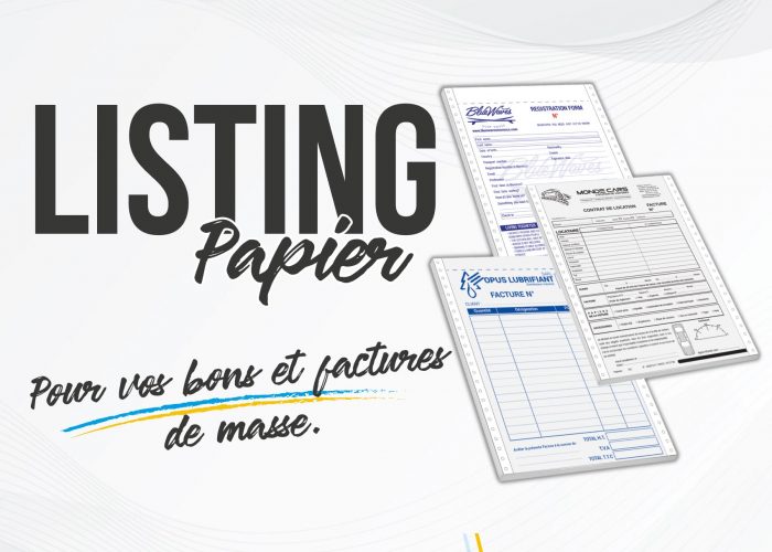 Image annonce: Listing personnalisé