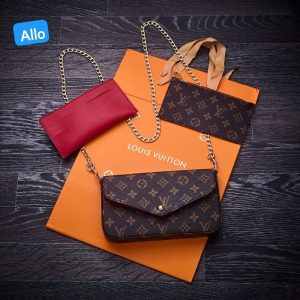 Annonce Pochette 3 pieces - بوشيط مع سنسلة طويلة