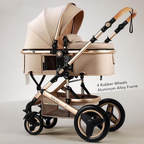 Annonce: Poussette tendance paysage Beige Marron- Belecoo