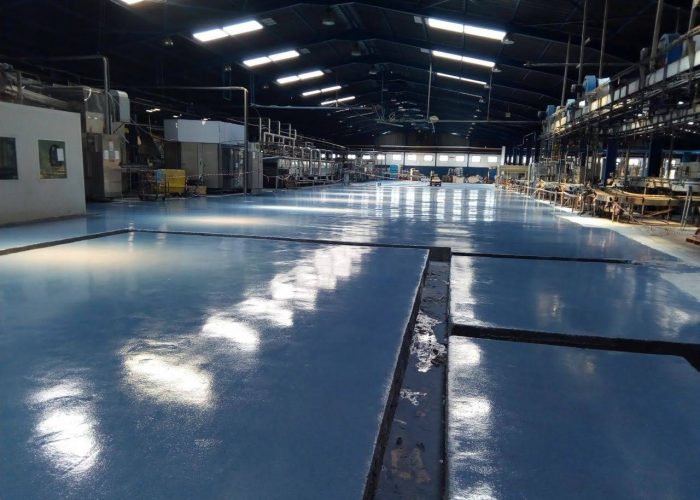 Image annonce: Revêtement de sol en résine époxy – dallage industriel – béton ciré