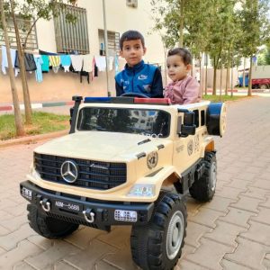 Annonce Voiture Police pour enfants Mercedes عجلات ذات 12 فولت سيارة بسيطة الأطفال ركوب كهربائي