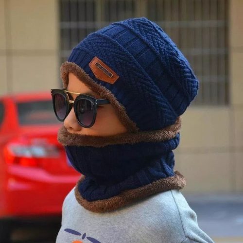 Annonce: 2 in 1 warm fleece hat and scarf for women, men and kids اثنان في واحد قبعة و كشكول