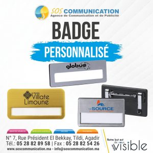 Annonce Badge personnalisé