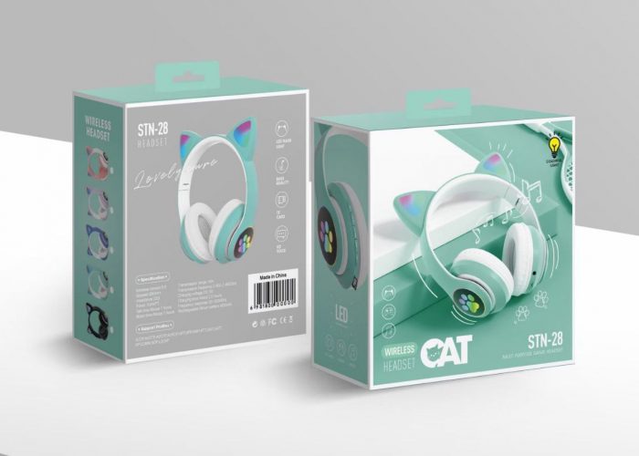 Image annonce: Cat ear headphone  سماعات اذن القطة المضيـئة افضل هدية للبنات