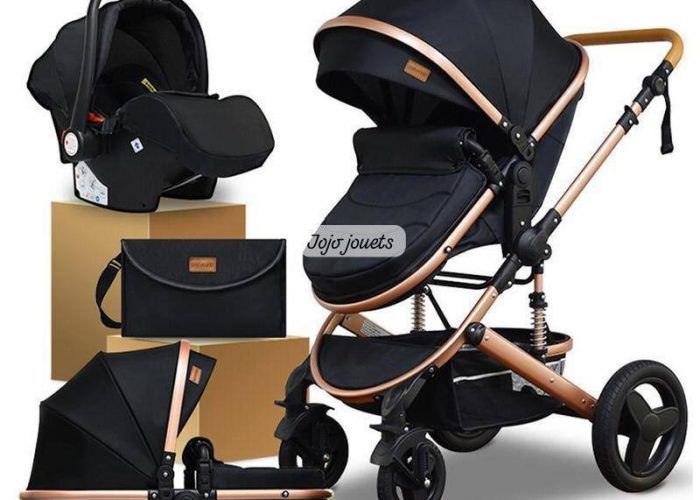 Image annonce: Poussette 3 Pcs de Lux Belecoo 0-4 Ans(poussette/Maxi Cosi/Sac).
