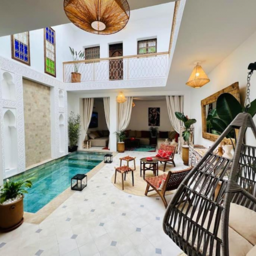 Annonce: riad maison d'hotes 4 chambres avec piscine