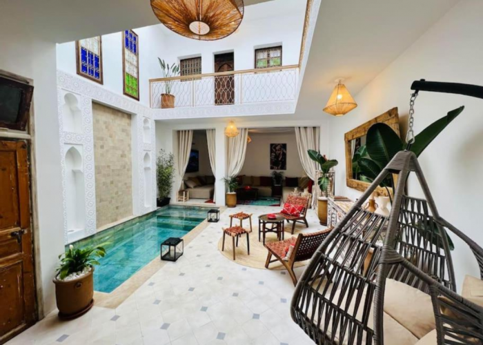 Image annonce: Riad maison d’hotes 4 chambres avec piscine