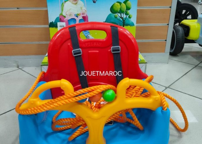 Image annonce: AST Balançoire pour Bébé 3 en 1 Siège Dossier Accoudoir Amovible Anti Renversement