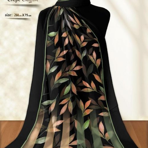 Annonce: Châle crêpe chiffon 4saison