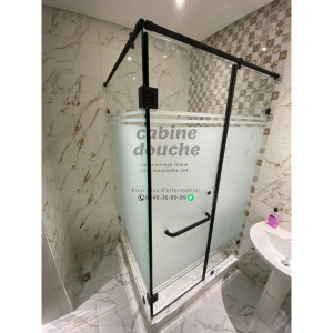 Annonce PROMO pour les Cabine de douche en verre trempé 10 mm avec accessoires inox 304