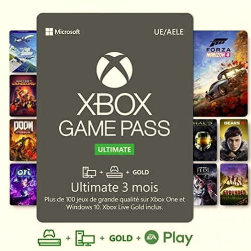 Annonce: Xbox PC Game Pass (3 Mois)