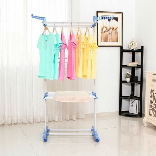 Annonce: 4 Tiers Adjustable Clothes Rack Clothing Clothes