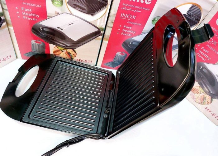 Image annonce: Elite HY-811 Sandwich Maker Panini En INOX Grille Viande