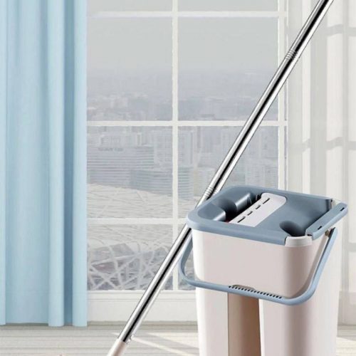Annonce: Flat Squeeze Mop and Bucket +5 rechange  ممسحة سحرية لمختلف الأرضيات مع دلو صغير