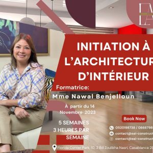 Annonce Formation - Initiation à l'architecture d'intérieur