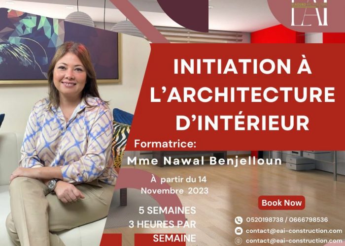 Image annonce: Formation – Initiation à l’architecture d’intérieur