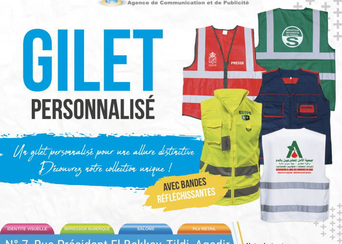 Image annonce: Gilet personnalisé