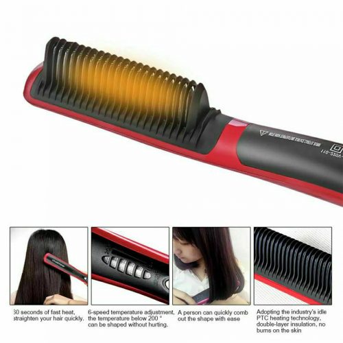 Annonce: Haïr straightener HOT_908B مشط حراري لتصفيف الشعر وتسريحه في ثواني معدودة .